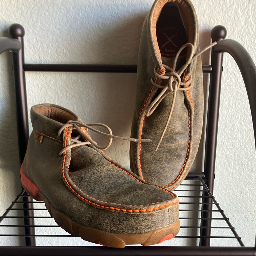 TWISTED Men’s Boots 🥾 Steel Toe All Leather Upper💙